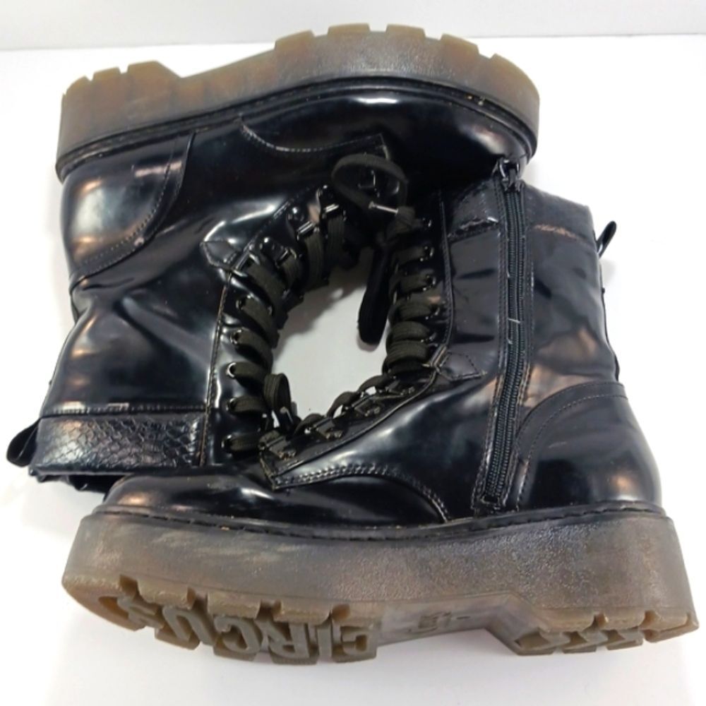 Circus By Sam Edelman Sanders Lug Sole Hiker/Goth/Witchy/Combat Boots Women's 9M - Picture 9 of 14